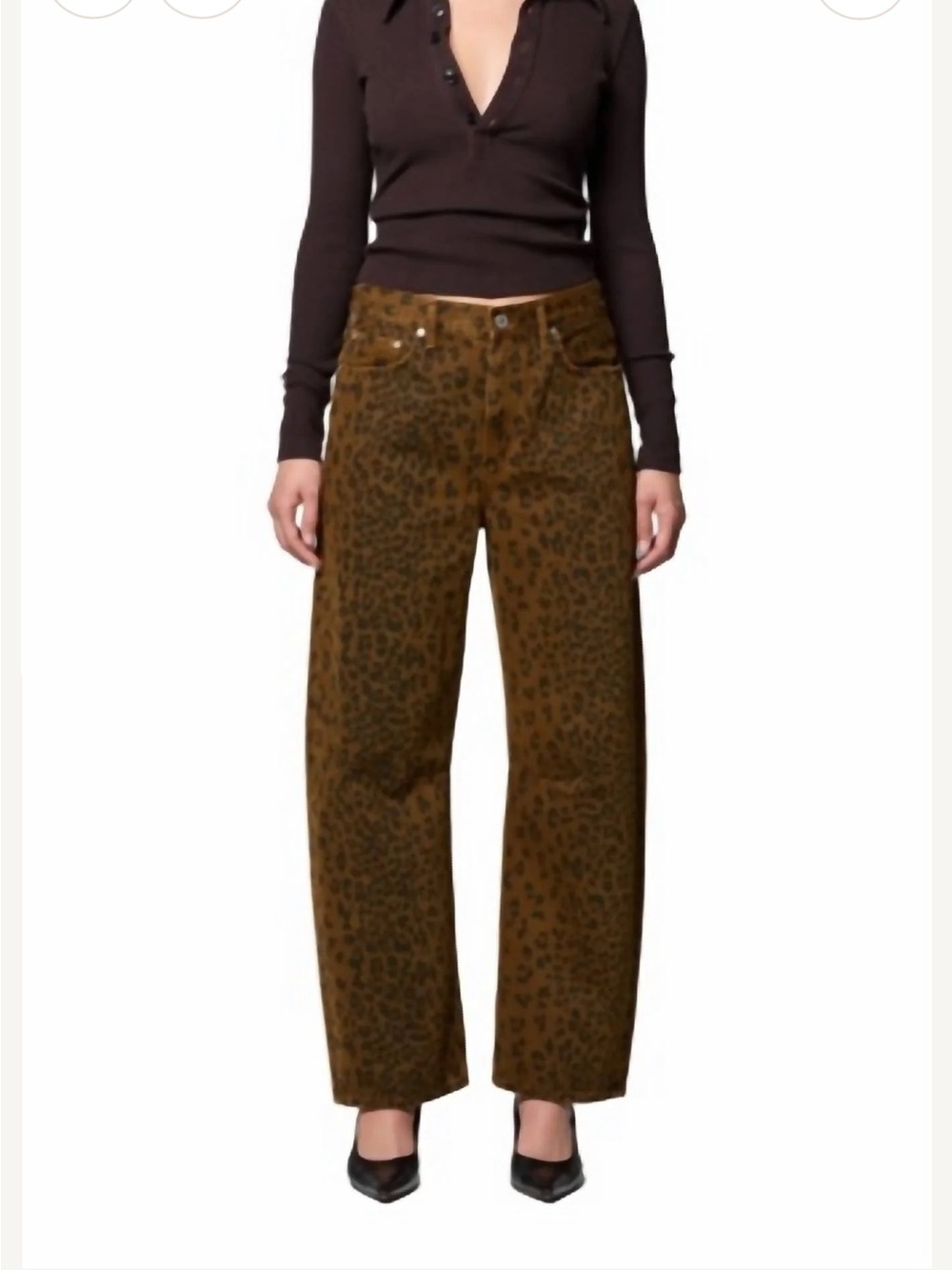 Citizens of Humanity Miro Women’s Leopard Print Jeans size 25